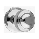 round door knobs 85mm base satin nickel finish manufactured in zinc alloy pom9011